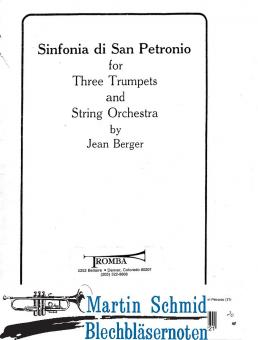 Sinfonia Di San Petronio (3Trp.Streicher) 