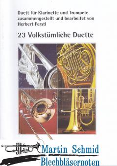 23 Volkstümliche Duette (Klar) 