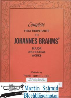 Complete 1st.Horn Parts to Major Orchestral Works 