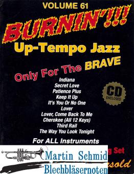 Volume 61: Burnin Up-Tempo Jazz Standards (Buch/CD) 