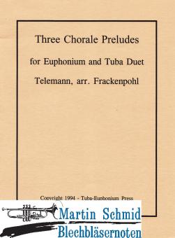Three Chorale Preludes (000.11) 