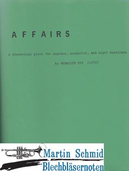 Affairs (S.Fl.Klar.Trp.Tu.Vla.Klav.2Perc) Partitur 