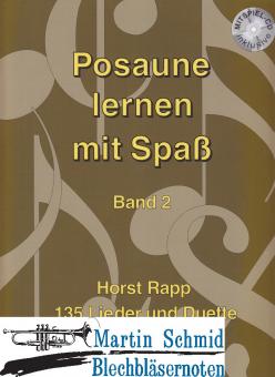 Posaune lernen mit Spaß Band 2 + CD 