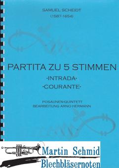 Partita zu 5 Stimmen Intrada, Courante (5Pos) 