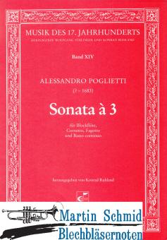 Sonata a 3 (BFl.Zink.Fag.Bc) Partitur 
