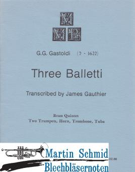 Tre Balletti a Cinque Voci 