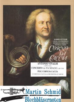 Concerto (2 Corni da caccia in F/2 FlgHr in B) Partitur 