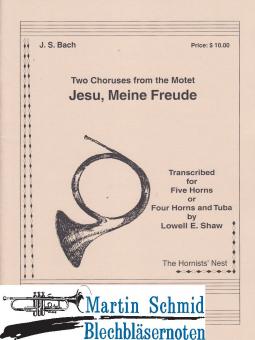 2 Chöre aus "Jesu meine Freude" (5Hr) 