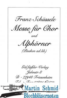 Messe für Männerchor, 1-4 AlpHr und Pk ad lib 