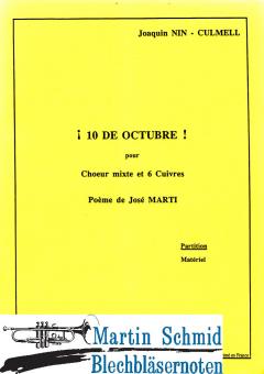 10 de Octubre (gemischter Chor.222) Partitur 