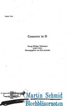 Concerto in D (Vl.3Hr.Orchester) Violine I/II 