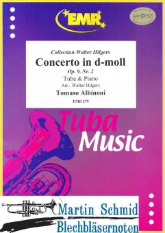 Concerto in d-moll op. 9 Nr. 2 (Tuba in C - Baß-Schlüssel) 