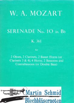 Serenade in Bb No.10 KV 361 (2Ob.4Klar.4Hr.2Fag.Kb) 