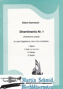 Divertimento Nr.1 (2FlgHr.Hr in Es.Bariton) 