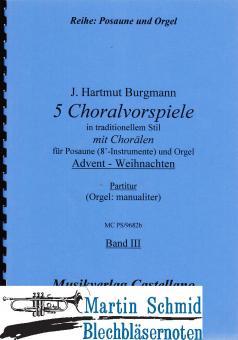 5 Choralvorspiele für Advent und Weihnachten 