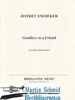 Goodbye to a Friend 