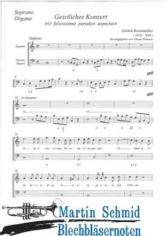 O Felicissimus Paradysi Aspectus (S.Trp.Streicher) (Stimmen) 
