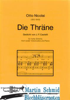 Die Thräne (Hr.Singstimme.Klavier)(hohe Stimme) 