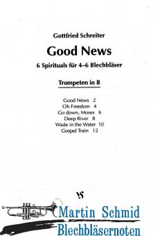 Good News 6 Spirituals (Trp in B) 
