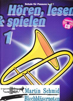 Hören, lesen & spielen Band 1 (Baßschlüssel) (Buch + Online-Audio) 