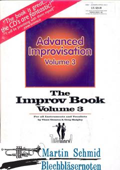 The Improv Book Volume 3: Advanced Improvisation (mit CD) 