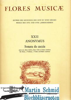 Sonata da caccia (Hr.2Vl.2Vla.Bc)(Partitur) 
