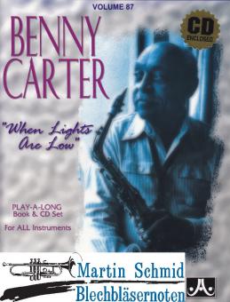 Volume 87: Benny Carter "When Lights Are Low" (Buch/CD) 