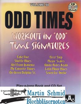 Volume 90: Odd Times - Unusual Time Signatures (Buch/CD) 