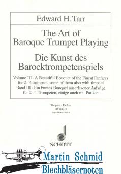 Die Kunst des Barocktrompetenspiels Band 3 (Paukenstimme) (Edward Tarr Collection) 
