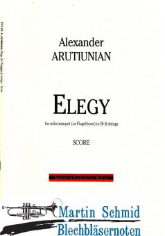 Elegy (Streicher) (Partitur) 