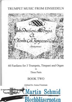 60 Fanfares from Kloster Einsiedeln - Book 2 (23-44) (3Trp.Pk.Orgel) 