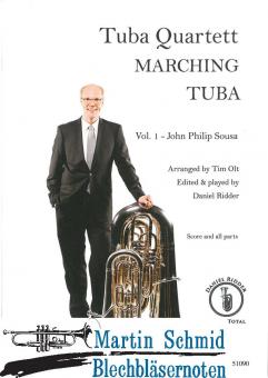 Tuba Quarett Marching Tuba - Vol.1 - John Philip Sousa (000.22)  