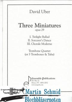 3 Miniatures op.29 