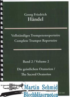 Vollständiges Trompetenrepertoire Band 2 - Die geistlichen Oratorien/The sacred Oratorios (Trompeten in D notiert + Paukenstimme) (Edward Ta... 