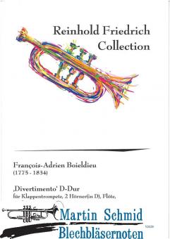 Divertimento D-Dur (Klappentrompete.2Hörner.Flöte.2Klarinetten.Bass)(Reinhold Friedrich Collection) 