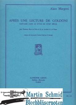 Après une lecture de Goldoni - Fantaisie dans le style du XVIII siècle 