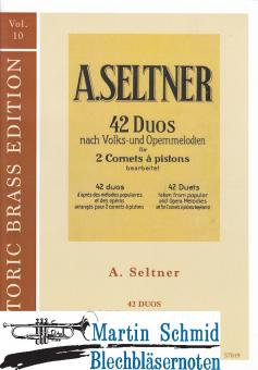 42 Duos nach Volks- und Opernmelodien (Historic Brass Edition) 