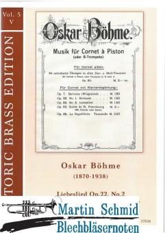 Liebeslied Op.22 No.2 (Historic Brass Edition) 