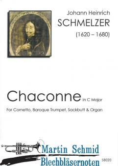 Chaconne C-Dur (Zink.Natur-Trompete.Posaune.Orgel)(Cornetto.Baroque Trumpet.Sackbutt.Organ) (John Foster Edition) (Neuheit Trompete) 