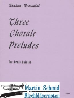 3 Chorale Preludes 
