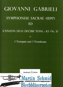 1597 Canzon Duodecimi Toni Nr.3 (505)  (Musica Rara Antiquarisch) 