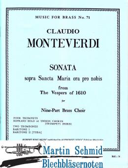 Sonata sopra Sancta Maria (SATB.402.20) 