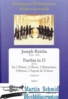 Parthia in D (651)(2Fl.2Ob.2Klar.3Hr.2Fag.Violone) 