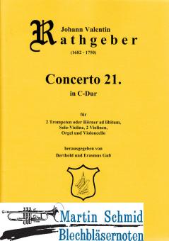 Concerto 21 C-Dur (2Trp/Hr.Solo Vl.2Vl.Bc) 