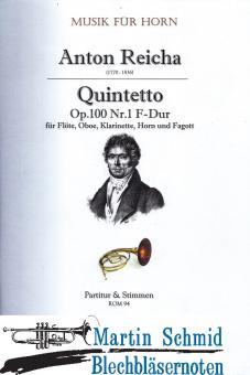 Quintetto op.100/1 F-Dur (Fl.Ob.Klar.Hr.Fag) 