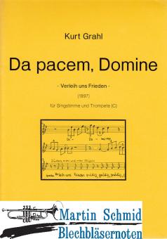 Da pacem, Domine (Singstimme und Trp in C)(SpP) 