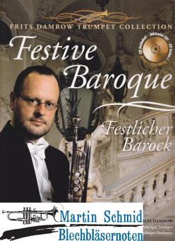 Festive Baroque (B/C-Trompete) (Buch + Einzelstimme + Online-Audio) 
