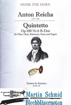 Quintetto op.100 N.6 B-Dur (Fl.Ob.Klar.Hr.Fag) 