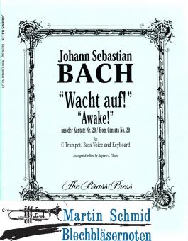 Wachet auf! (Kantate 20) (Trp.Bass.Cembalo/Orgel) 