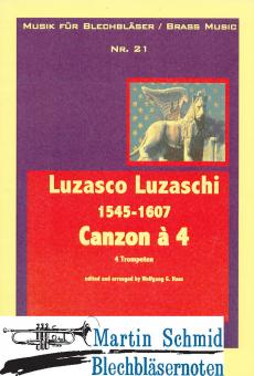 Canzon á 4 aus "Canzoni per Sonare con ogni Sorte di stromenti, Venedig 1608" 